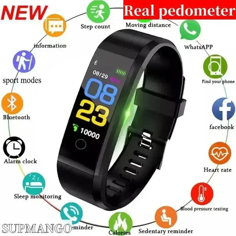2024 Smart Fitness Tracker Watch with Real-Time Monitoring