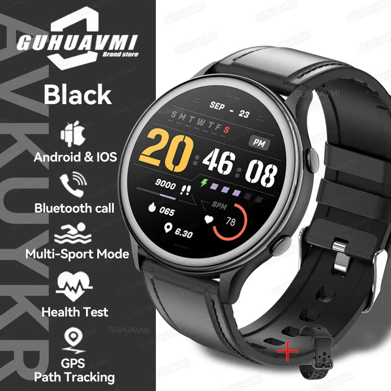 2025 Huawei Fashion Sports Smartwatch – GPS Tracker, AMOLED HD Screen, Heart Rate Monitor, Bluetooth Call