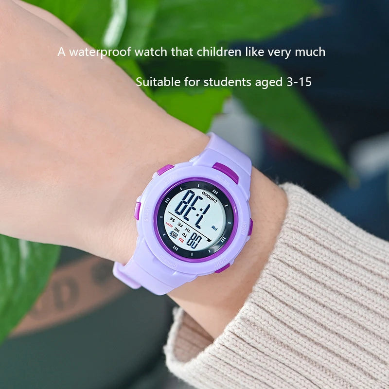 UTHAI CE49 Kids Smartwatch – Fashion Luminous Waterproof Alarm Clock Watch for Boys & Girls