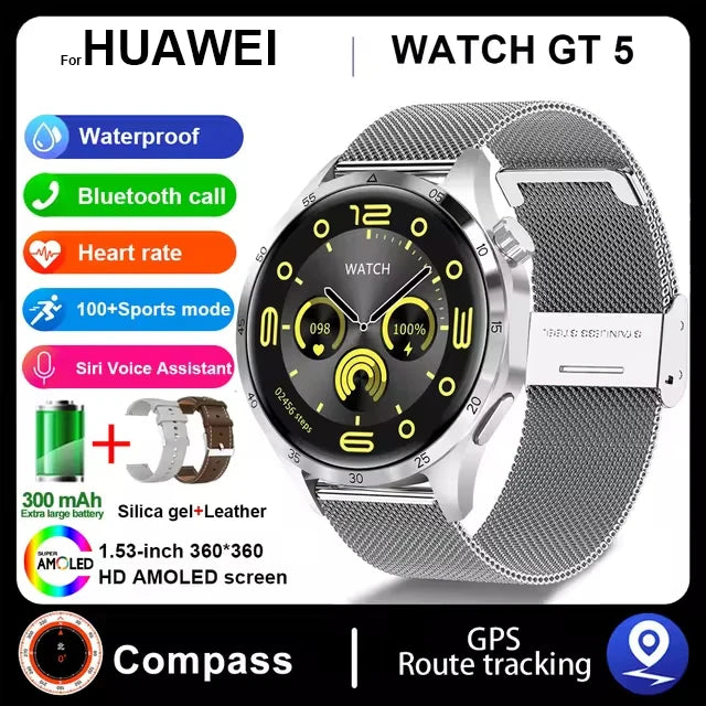 Huawei WATCH GT 5 Pro Smartwatch – Xuanji Sensing System, Sports Compass, Emotional Health Assistant