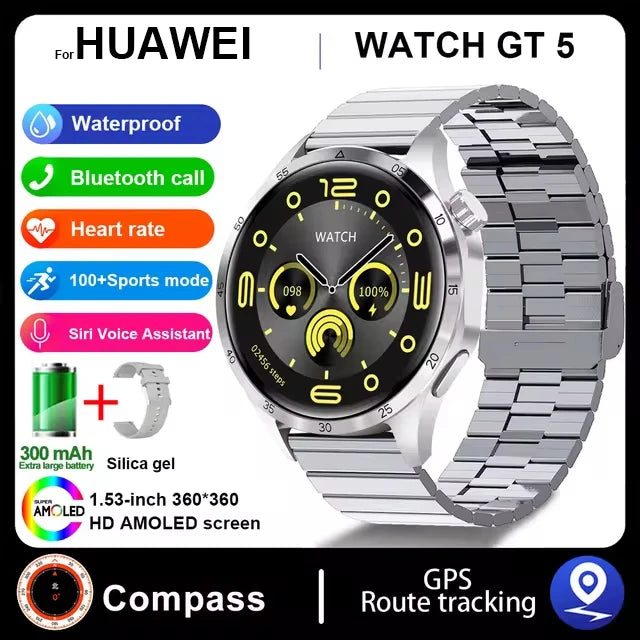Huawei WATCH GT 5 Pro Smartwatch – Xuanji Sensing System, Sports Compass, Emotional Health Assistant