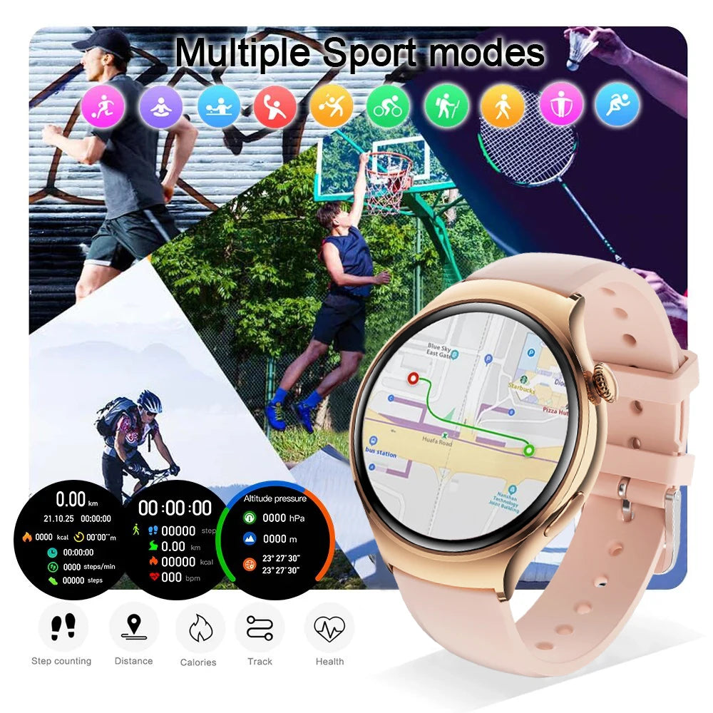 Huawei Watch 4 Mini Smartwatch – 1.27" AMOLED HD Display, Call Reminder, Always On Time