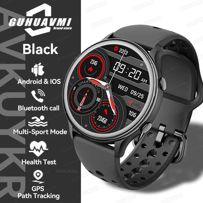 2025 Huawei Fashion Sports Smartwatch – GPS Tracker, AMOLED HD Screen, Heart Rate Monitor, Bluetooth Call