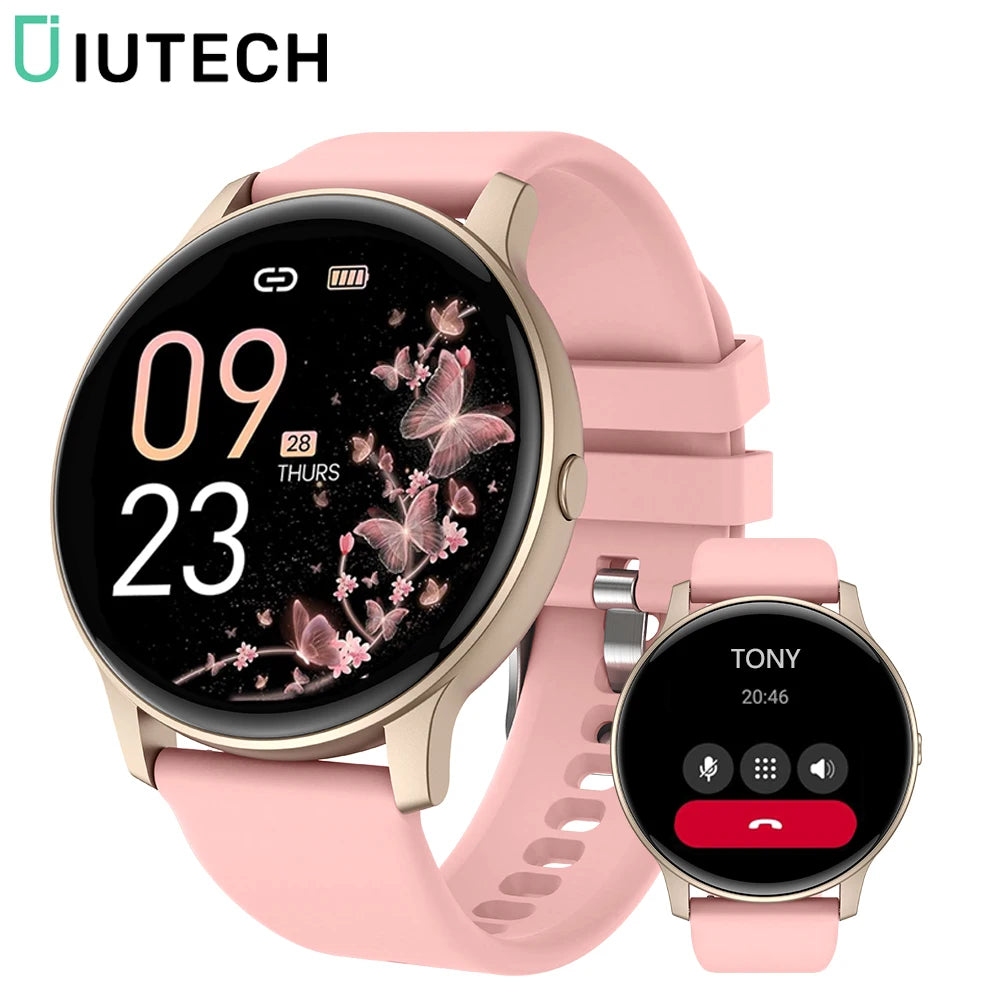 IUTECH S40 Smartwatch – Bluetooth Call, Waterproof, Music & Health Monitoring
