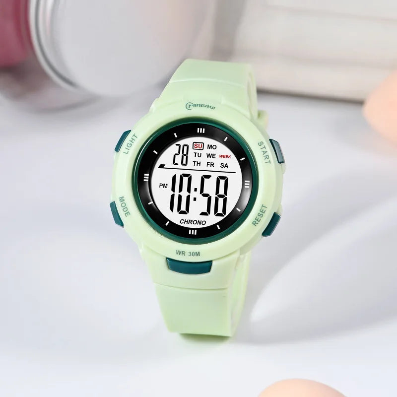 UTHAI CE49 Kids Smartwatch – Fashion Luminous Waterproof Alarm Clock Watch for Boys & Girls