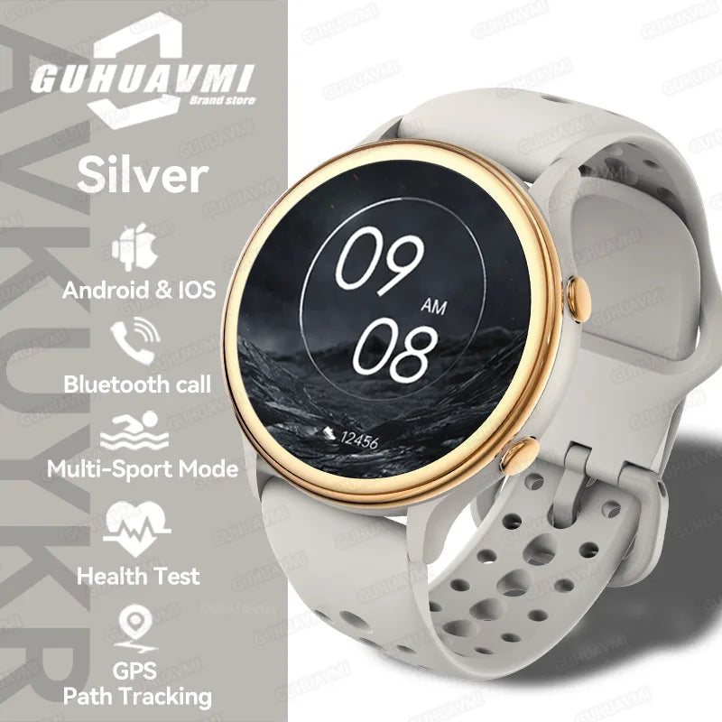 2025 Huawei Fashion Sports Smartwatch – GPS Tracker, AMOLED HD Screen, Heart Rate Monitor, Bluetooth Call