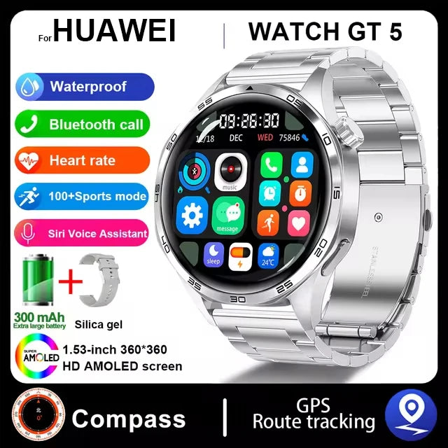 Huawei WATCH GT 5 Pro Smartwatch – Xuanji Sensing System, Sports Compass, Emotional Health Assistant