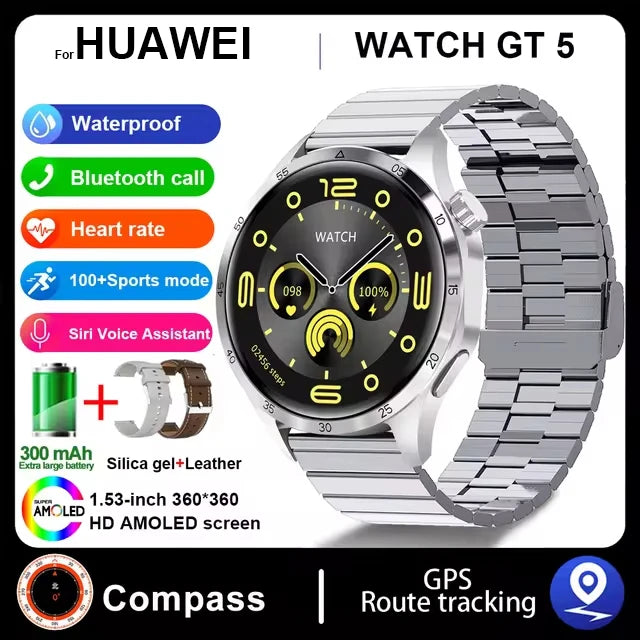 Huawei WATCH GT 5 Pro Smartwatch – Xuanji Sensing System, Sports Compass, Emotional Health Assistant
