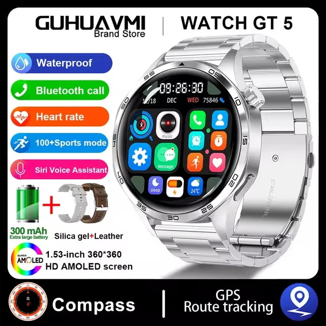 Huawei WATCH GT 5 Pro Smartwatch – Xuanji Sensing System, Sports Compass, Emotional Health Assistant