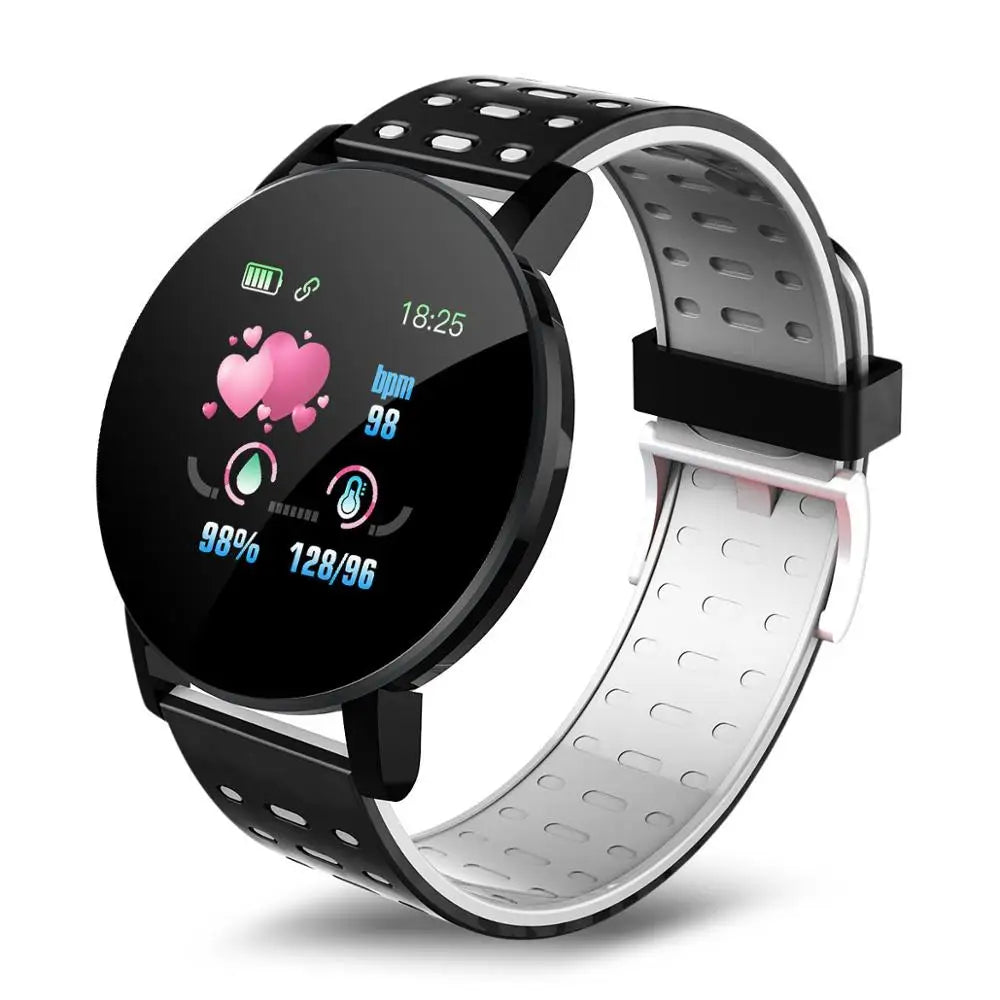 119S Bluetooth Smartwatch – Blood Pressure Monitor, Fitness Tracker, Sports Smart Band for Android & IOS
