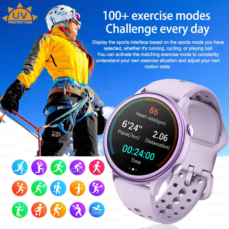 2025 Huawei Fashion Sports Smartwatch – GPS Tracker, AMOLED HD Screen, Heart Rate Monitor, Bluetooth Call