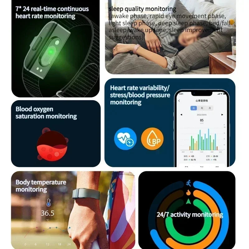 Smart Fitness Tracker Bracelet