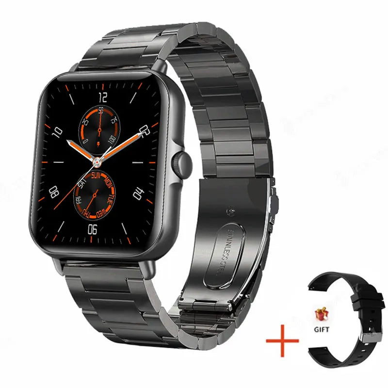 Bluetooth Call, Music Play, Fitness Tracker, Waterproof for Men & Women