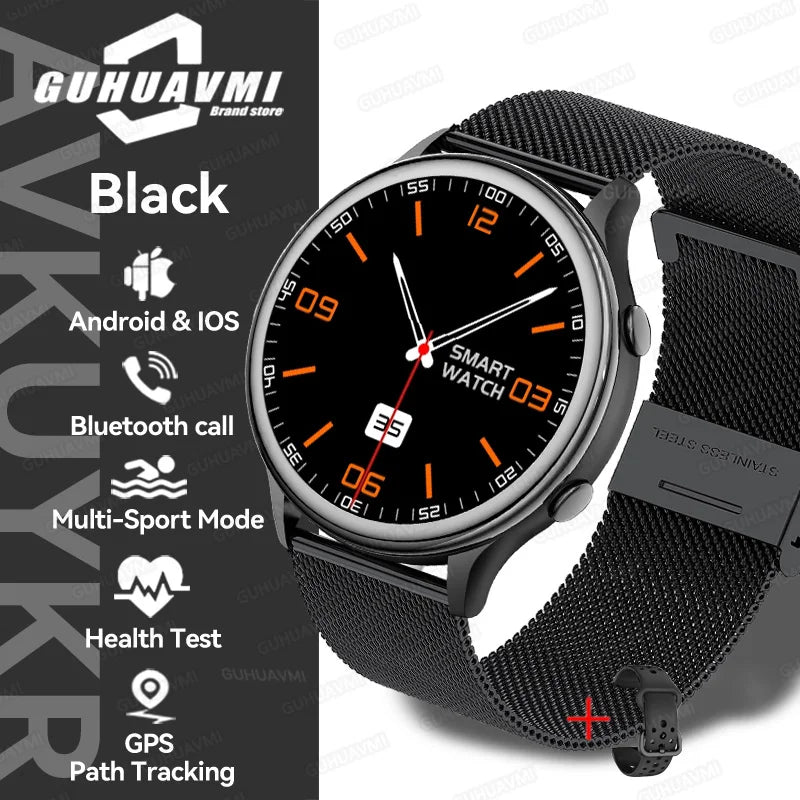 2025 Huawei Fashion Sports Smartwatch – GPS Tracker, AMOLED HD Screen, Heart Rate Monitor, Bluetooth Call