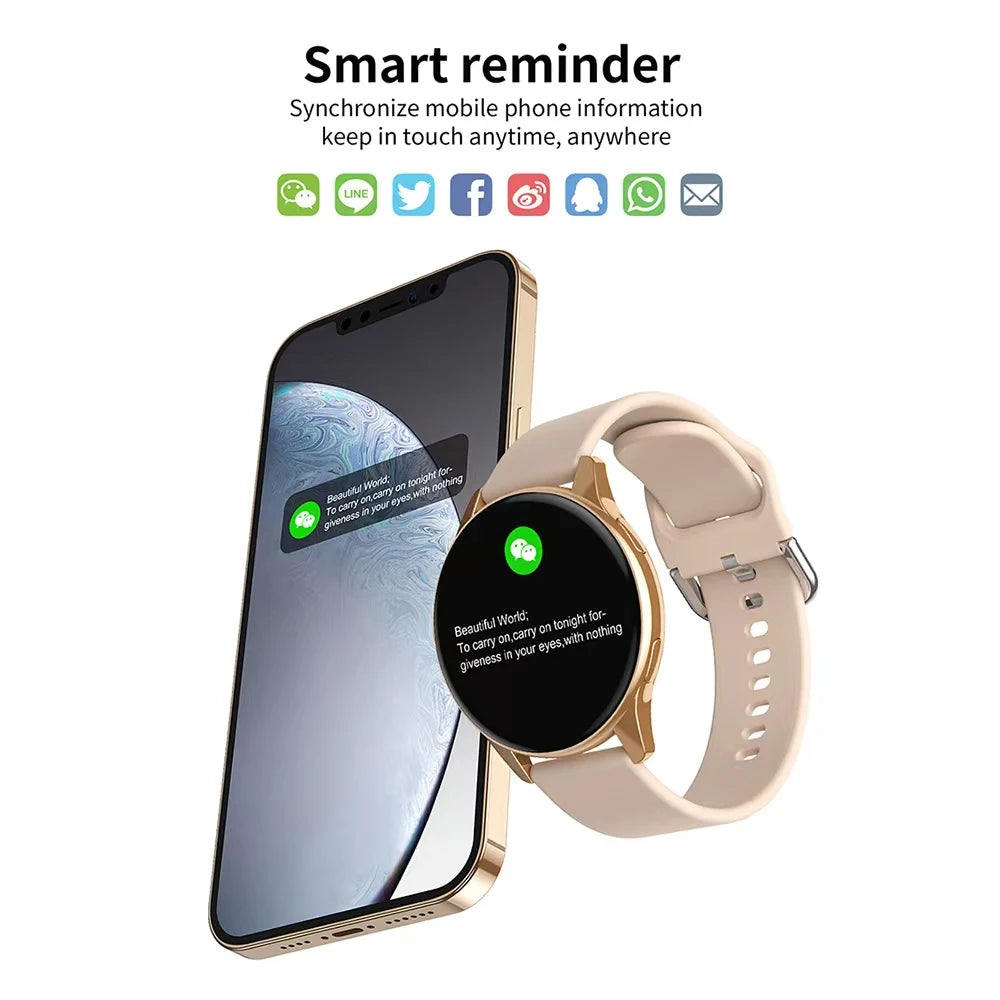 Bluetooth Call Smart Watch – Heart Rate & Blood Pressure Monitoring, Waterproof, Compatible with Samsung & iOS