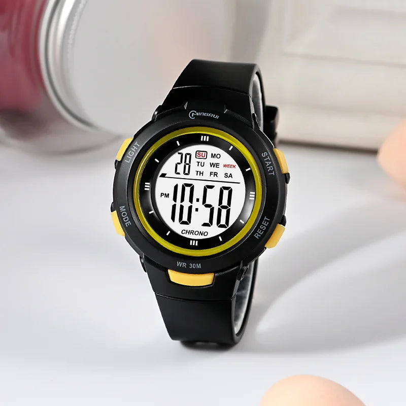 UTHAI CE49 Kids Smartwatch – Fashion Luminous Waterproof Alarm Clock Watch for Boys & Girls