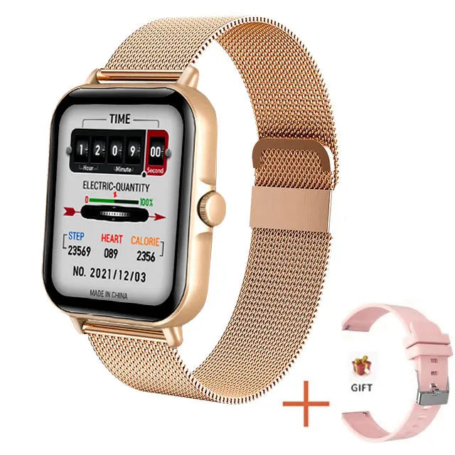 Bluetooth Call, Music Play, Fitness Tracker, Waterproof for Men & Women