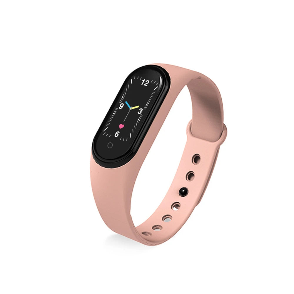 M5 Smart Band Fitness Tracker with IP67 Waterproof Design