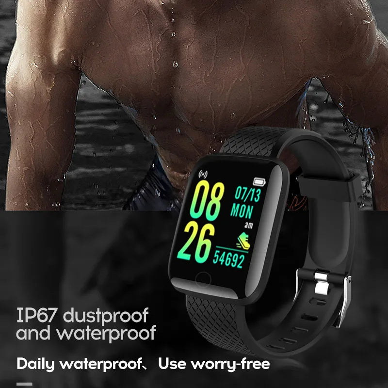 D13 Smartwatch – Blood Pressure & Heart Rate Monitor, Fitness Tracker for Men & Women