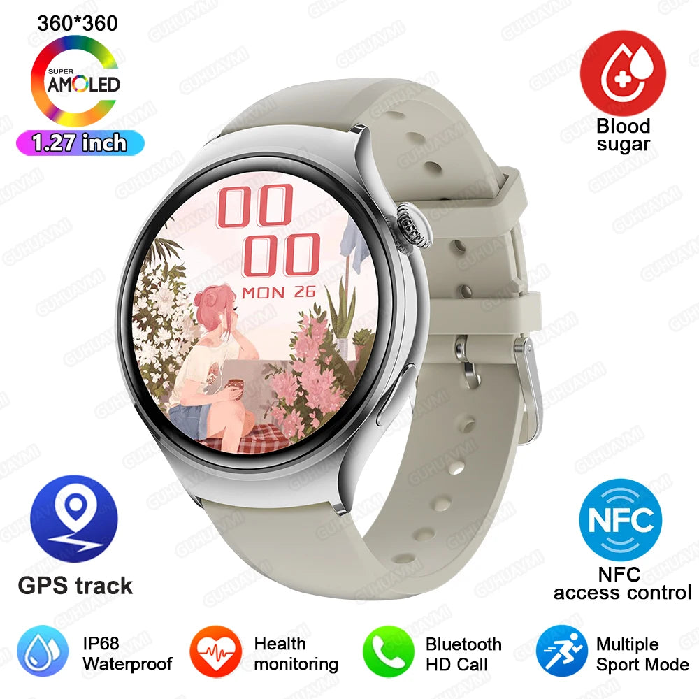 Huawei Watch 4 Mini Smartwatch – 1.27" AMOLED HD Display, Call Reminder, Always On Time