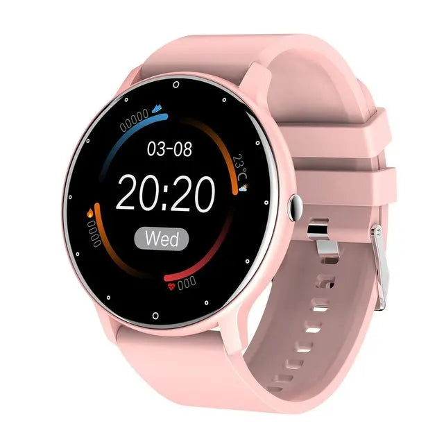 ZL02D Full Touchscreen Smartwatch – Sport Fitness Tracker, IP68 Waterproof, Bluetooth, 2023 Edition