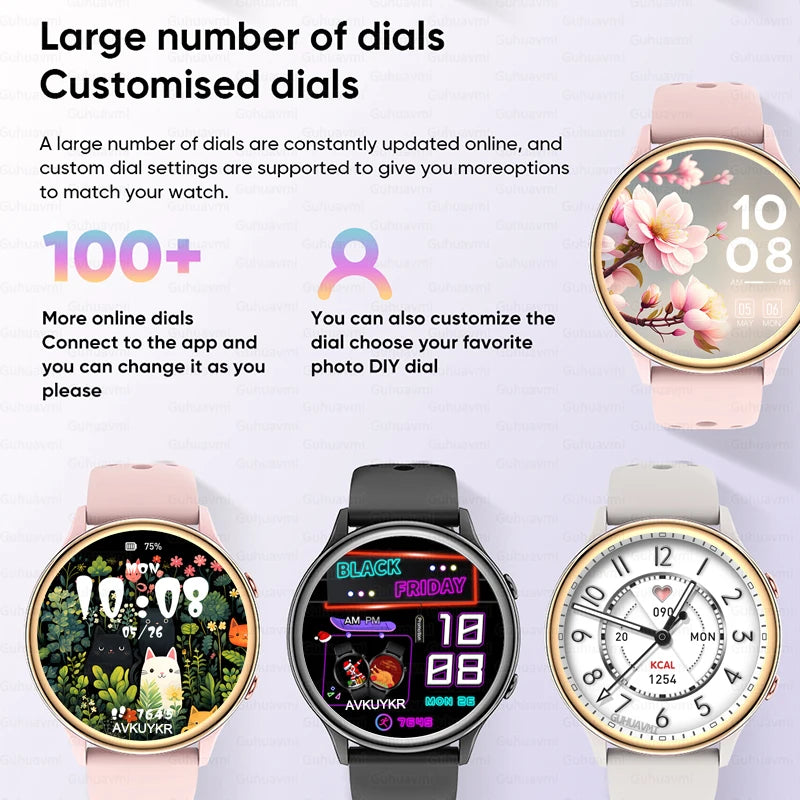 2025 Huawei Fashion Sports Smartwatch – GPS Tracker, AMOLED HD Screen, Heart Rate Monitor, Bluetooth Call