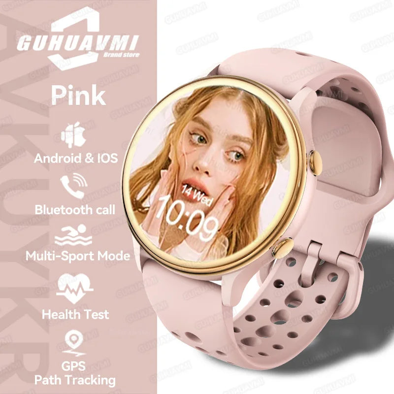 2025 Huawei Fashion Sports Smartwatch – GPS Tracker, AMOLED HD Screen, Heart Rate Monitor, Bluetooth Call