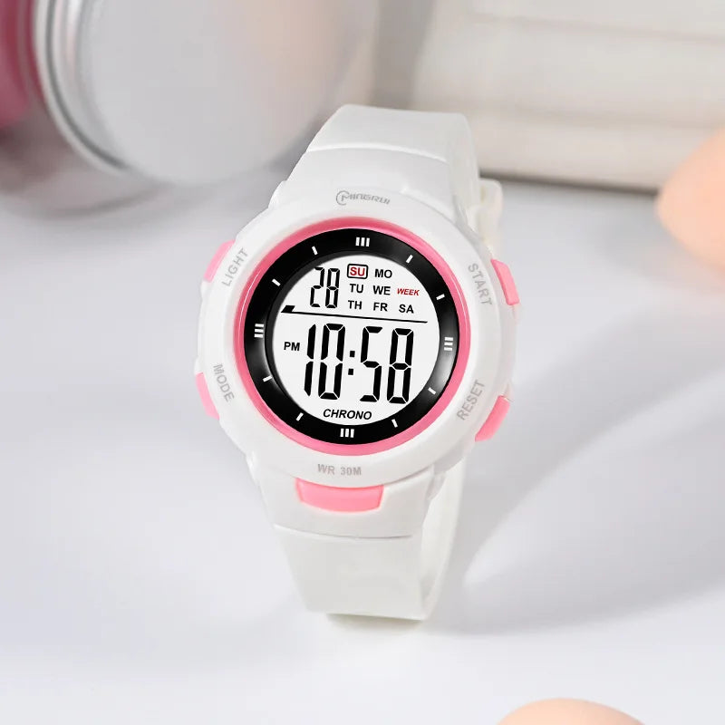 UTHAI CE49 Kids Smartwatch – Fashion Luminous Waterproof Alarm Clock Watch for Boys & Girls