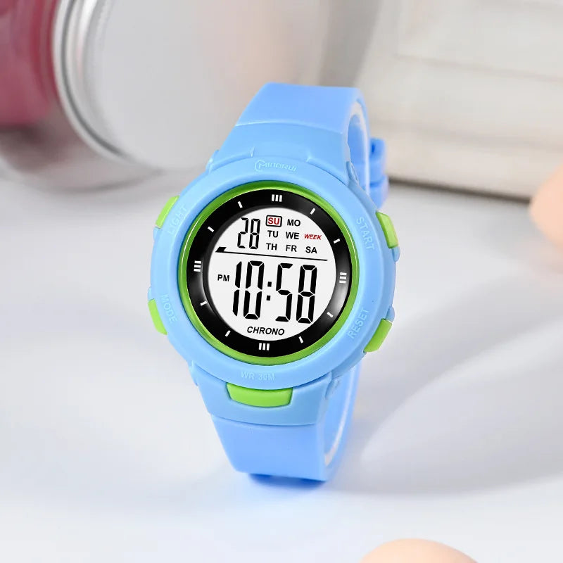 UTHAI CE49 Kids Smartwatch – Fashion Luminous Waterproof Alarm Clock Watch for Boys & Girls