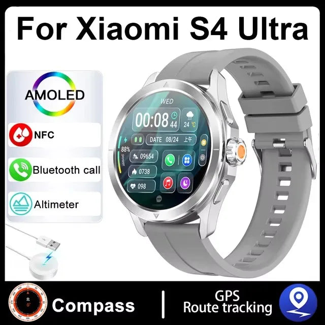 Xiaomi S4 Ultra Outdoor Sports Smart Watch – 1.53" AMOLED, NFC, GPS, Heart Rate, Waterproof, BT Call, for Men
