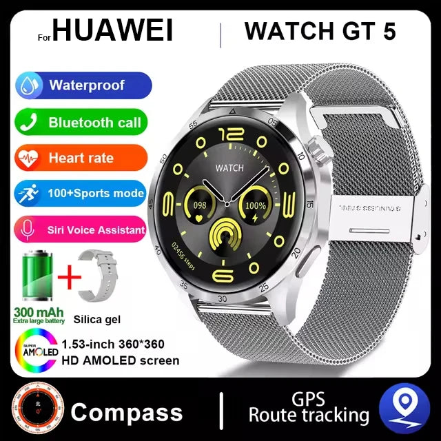 Huawei WATCH GT 5 Pro Smartwatch – Xuanji Sensing System, Sports Compass, Emotional Health Assistant