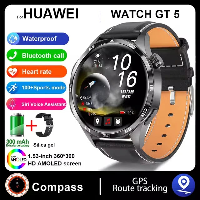 Huawei WATCH GT 5 Pro Smartwatch – Xuanji Sensing System, Sports Compass, Emotional Health Assistant