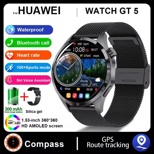 Huawei WATCH GT 5 Pro Smartwatch – Xuanji Sensing System, Sports Compass, Emotional Health Assistant