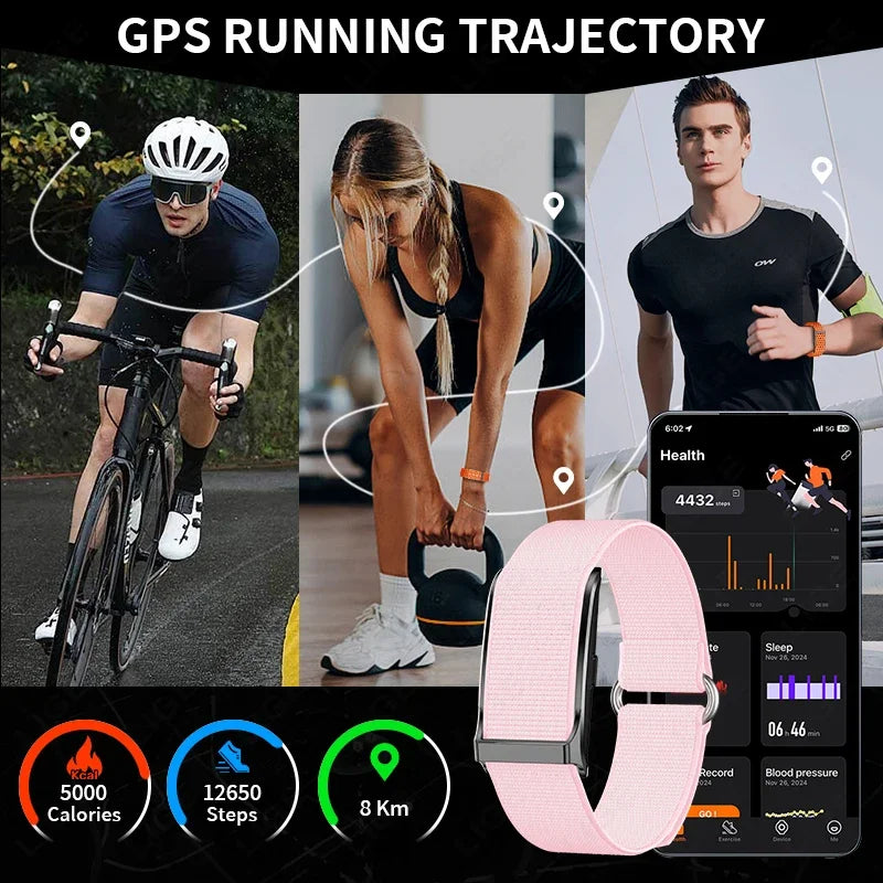 LIGE 2025 Women's Smart Bracelet – Fitness & Sleep Tracker